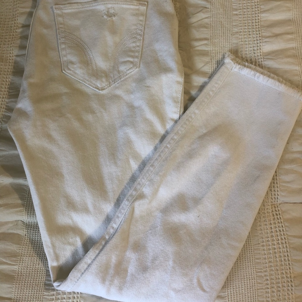 Hollister White Denim Jean